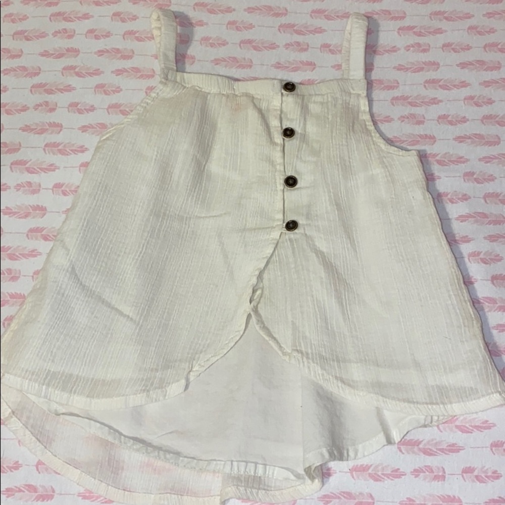 Cream boho tank - Picture 3 of 5